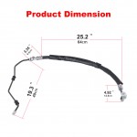 Siwerg Power Steering Pressure Hose Assembly Compatible with Acura MDX V6 3.7L 2007-2009 Replacement for 3401214 53713-STX-A01 Siwerg Power Steering Pressure Hose Assembly Compatible with Acura MDX V6 3.7L 2007-2009 Replacement for 3401214 53713-STX-A01