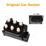 Siwerg Air Suspension Valve Block Air Supply Compatible with Jeep Grand Cherokee WK2 2011-2019 VW Touareg 2004-2015 Porsche Cayenne 2011-2015 Replacement for 68087233AA
