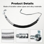 Siwerg Power Steering Pressure Hose Compatible with Nissan Altima 2008-2012 Nissan Maxima 2009-2014 3.5L V6 Replacement for 3403716 497209N00A