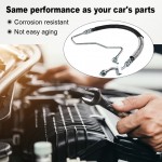Siwerg Power Steering Pressure Hose Compatible with Nissan Altima 2008-2012 Nissan Maxima 2009-2014 3.5L V6 Replacement for 3403716 497209N00A