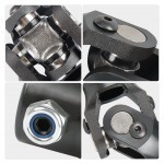 Siwerg Single Steering Shaft Universal U Joint 3/4" DD x 3/4" Round, 96mm (3-3/4") Working Angle 35°Degree
