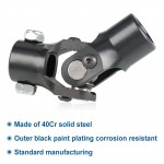 Siwerg Single Steering Shaft Universal U Joint 3/4" DD x 3/4" Round, 96mm (3-3/4") Working Angle 35°Degree