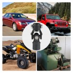 Siwerg Single Steering Shaft Universal U Joint 3/4" DD x 3/4" Round, 96mm (3-3/4") Working Angle 35°Degree