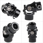 Siwerg Universal U Joint 3/4"-36 Spline x 3/4" Round Single Steering Shaft, 83mm (3-1/4") Working Angle 35°Degree